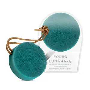 FOREO LUNA 4 body- Body Brush- Whole Body Skin Care - Exfoliating Body Scrubber- Enhances Absorption of Lotion Actives- Premium Lymphatic Drainage Skincare Tool- Waterproof -USB-Rechargeable