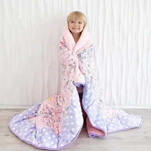 Unicorn Minkie - Super Soft Sleepover Backpack Blanket