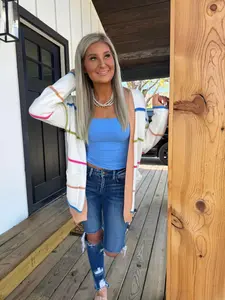 Modern Lines Pocket Cardigan