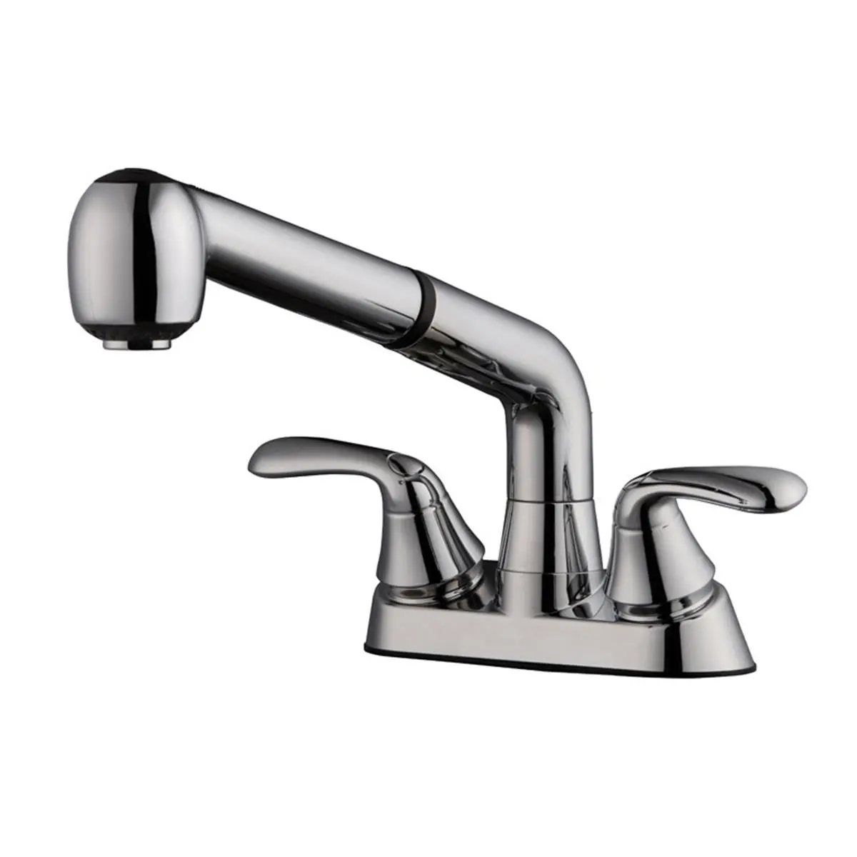 212 MAIN Traditional Chrome Finish 2-Handle Pull-Out Bathroom Faucet, 2-Hole Mount Bathroom Sink Tap with Stream & Spray Dual Sprays Function, Two Holes Mount