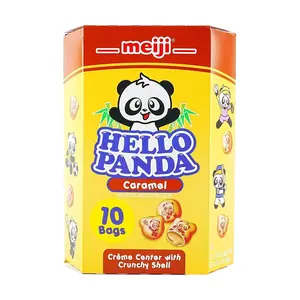 MEIJI Hello Panda Biscuit Caramel Flavor,9.10 oz