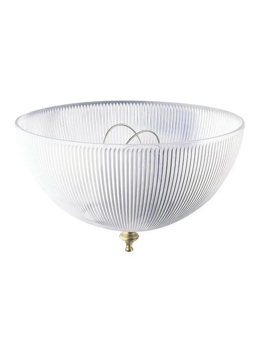 Westinghouse Contemporary Clip-On Indoor Lighting Shade - Acrylic Prismatic Dome Shape, Fits A-Shape Bulb, 4.00 in H x 8.00 in W x 8.00 in L, No Wiring, 7.59 lbs Home Improvement Lighting Accessory, A-Shape Light Bulb