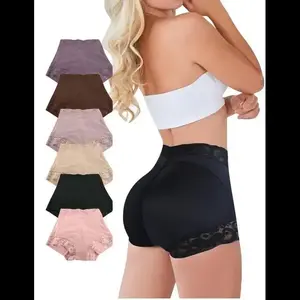 Tummy Control Underwear for Women Butt Lifting Shapewear Sexy Lace Panties No Show Elastic Daily Sleep Wear