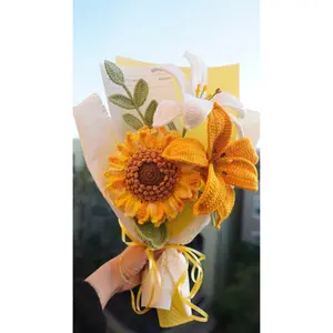 Lux2U Crochet Sunflower Bouquet