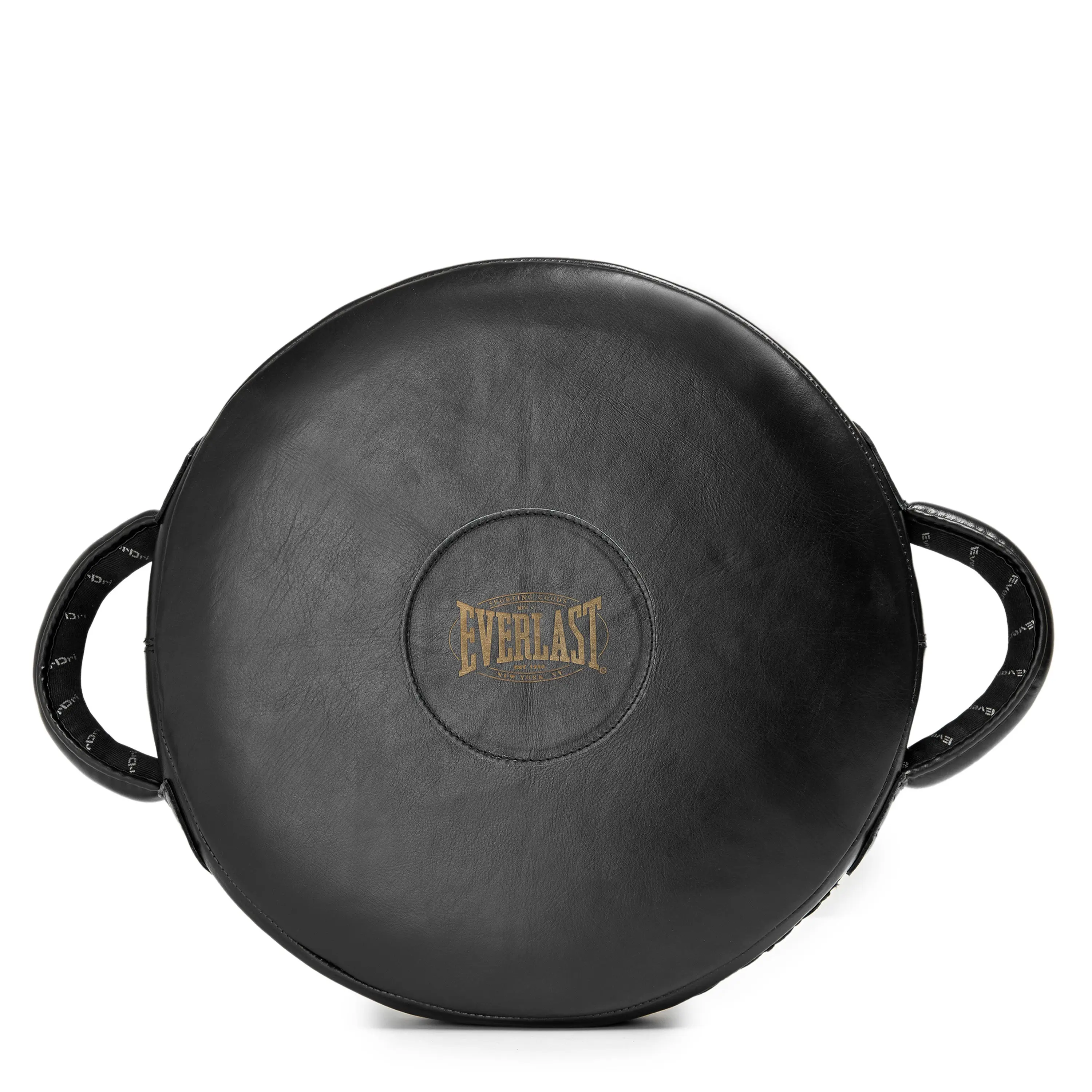 Premium Leather Boxing Pad, Heavy-Duty Round Strike Shield for Power Development, Mitt Work, and Partner Drills