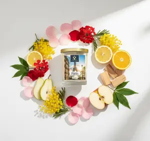 Paris - Scented Organic coconut Wax Candle