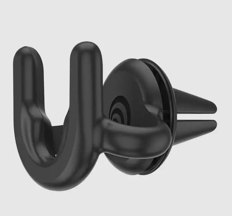 Black Car Vent Phone Holder for Car, Universal Fit, Stable Hold, Fits Most Vents, Simple Install Automotive Interior Accessory