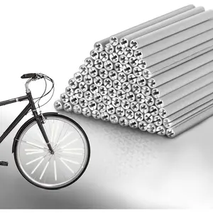 36 PCS Reflective Spoke Covers, Bike Spoke Reflectors Bicycle Spokes Skins Wraps Bike Wheel Reflector Tube Wheel Decoration Reflector for Road Mountain Bicycle Motorcycle Dirt for Night Cycling Riding