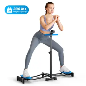 Merach  2 in 1 leg Exerciser Strength Training Leg Machine Low Impact Plyometric Training Home Gym Machine Indoor Workouts Equipment