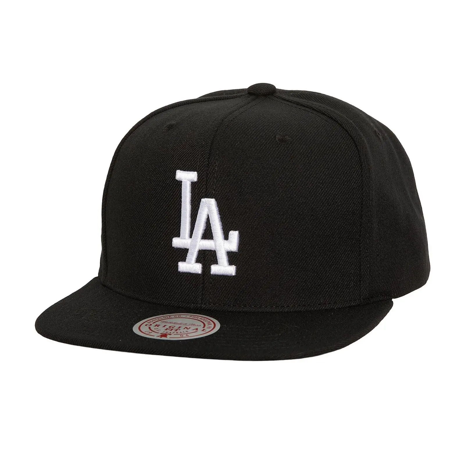 Black/White Los Angeles Dodgers Evergreen OG Snapback Hat MLB Throwback Cap Adjustable Fan Gear Mitchell & Ness