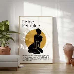Spiritual Wall Decor for Bedroom & Dorm |Girly Wall Art