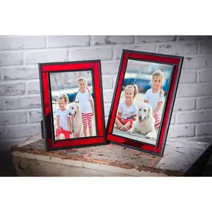 Red Stained Glass Picture Frame | PIC 325 Series