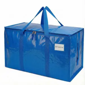 2 Heavy-Duty Foldable Resealable Organizers with Handles, Zippers, Label Pockets - Space Saving, Durable, Multipurpose Home Storage Solutions, Space Saving Organizer, Durable Storage