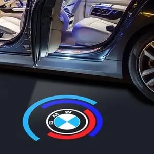 2pcs for BMW GROUP LED Car HD Door Welcome Lights For BMW 1 2 3 4 5 6 7 Z X Series Z4 G11 G30 X1 F48 X2 F39 X3 G01 X4 G02 X5 G05 X6 G06 Door sensor lights