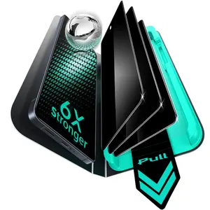 ESR Triple Pack Samsung Galaxy S26/S25 Ultra Screen Protector Set 9H+ Hardness HD/Privacy Tempered Glass Includes Ultra-Fit Installation Tray Compatible with Galaxy S25 Ultra [6.9-inch] Case-Friendly Design