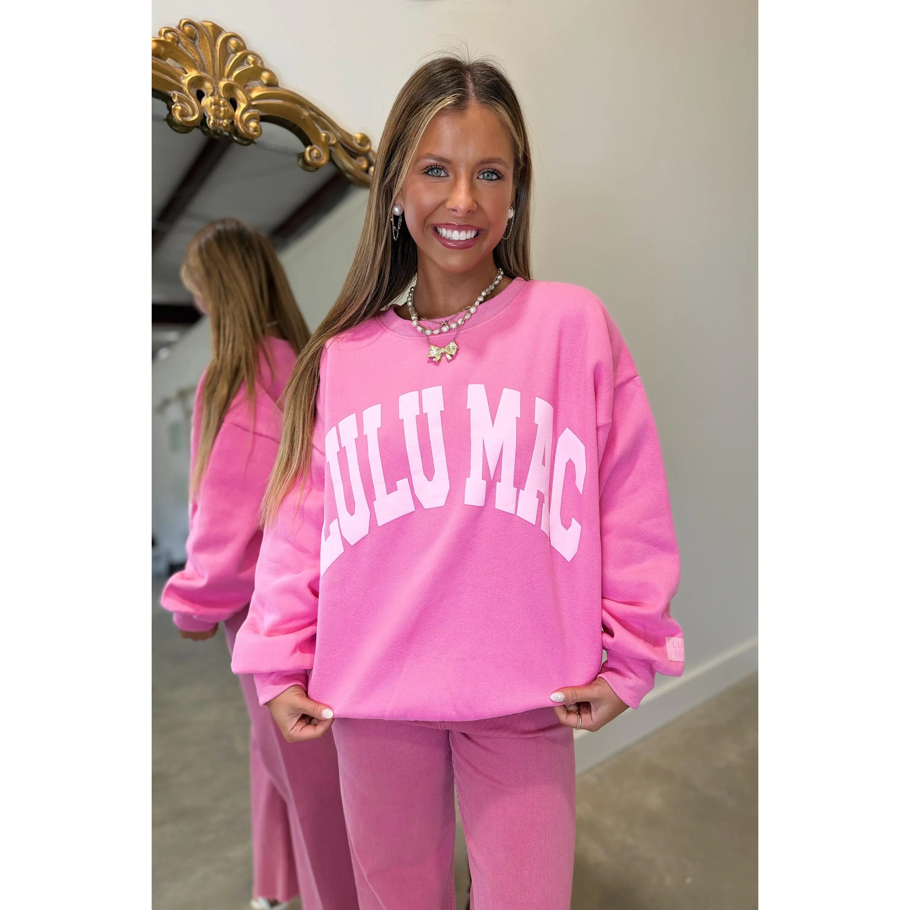 Lulu Mac Sweatshirt Bubblegum