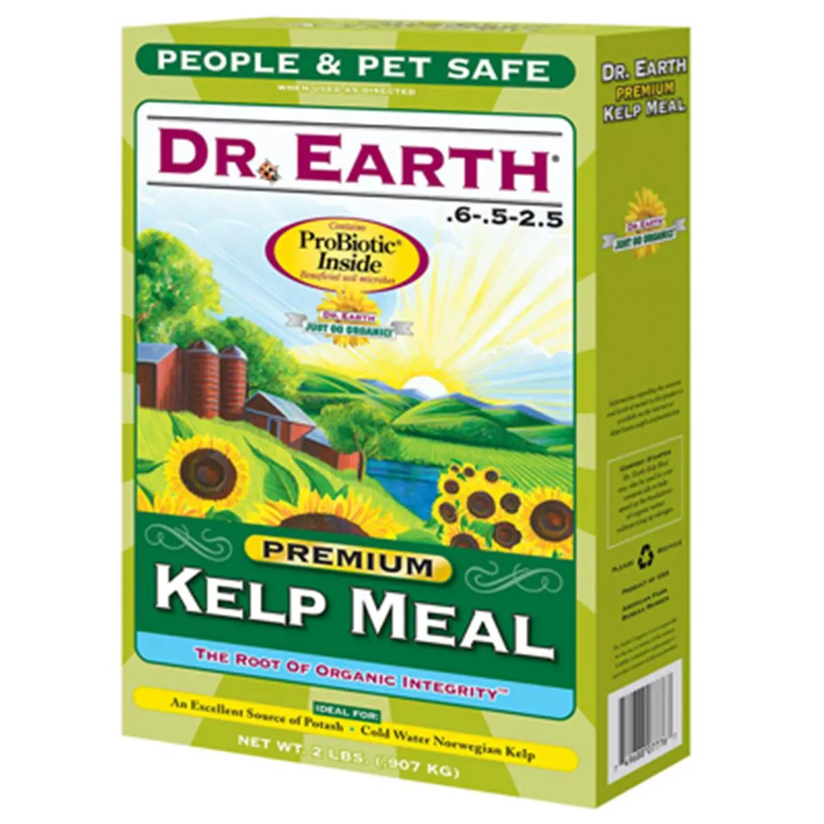 212 MAIN Dr Earth 725 Organic Fertilizer, 2 lbs Kelp Meal for Garden Plants and Soil Enhancement
