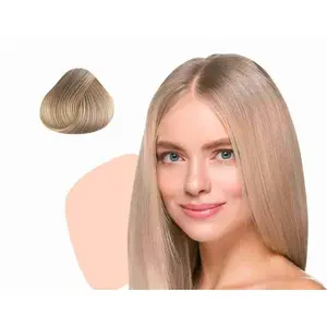 Voglia Ceramide-Rich Moisturizing Hair Dye Cream, 250ml Extra Light Pearly Ash Blonde 10.21, Full Saturation Formula for Long-Lasting Hue