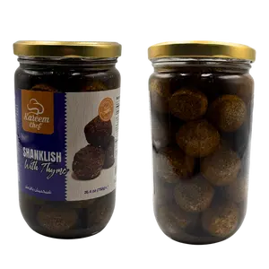 Shanklish with Thyme/Za'aatar - Kareem Chef - Cheese with Thyme - 750g - Wrapped in Plastic Bag