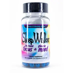 SLEEP WALKER Capsules - FDA Registered Edible Dietary Health Supplement, Focus Supplement, Brain Booster Vitamin, 60-Ct Bottle, Health Supplements