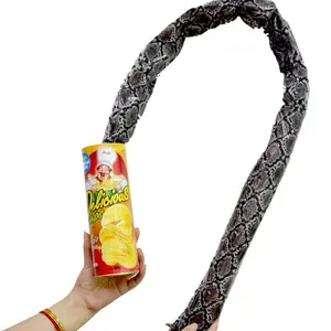 Potato Chip Canned Snake Prank Toy - Fun Prank Toy with Spring Snake, Ideal for Parties and Scary Pranks
