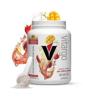 Vitargo Carbohydrate Powder 4.4 lbs Fruit Punch 50 Scoops Fastest Carb Powder for Endurance Performance & Muscle Recovery Made in the USA