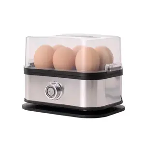 AORAN Rapid Egg Steamer - 6-Egg Capacity, Mini Breakfast Machine, 400W Electric Egg Cooker for Hard Boiled