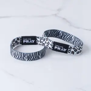 Tap To Pray® Wristband – Safari Zebra