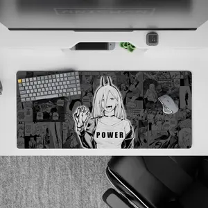 [SALE UP TO 30%]Chainsaw Man - Anime Desk Mat - Blood Devil Bravado, Mouse Pad for Anime Fan, Gaming Desk Accessories, Large Computer Pad, Desk Decor
