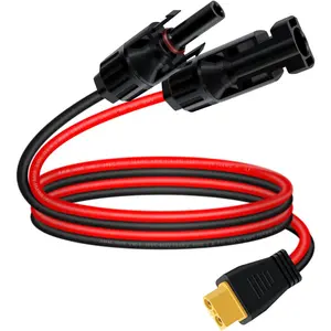 XT60 Cable 12AWG(3.31mm²) XT60 to Connector Extension Cable for RV Station Battery Pack (1 m/3 ft)