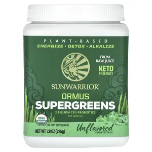 Sunwarrior Ormus Supergreens, Unflavored , 7.9 oz (225 g)