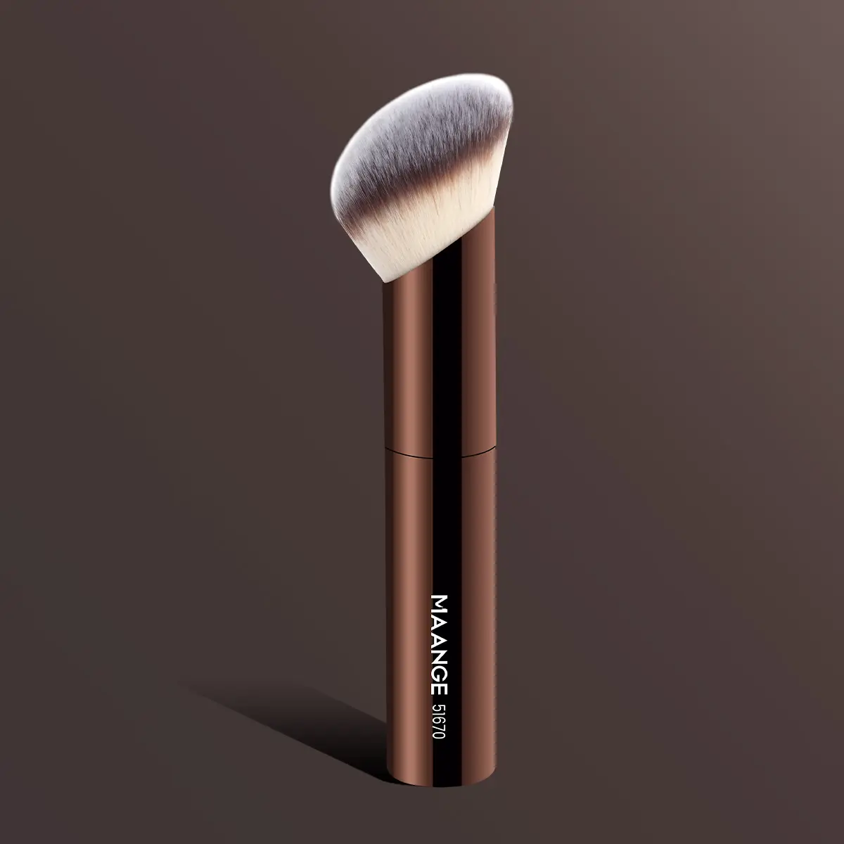 MAANGE 1pc/3pcs Face Makeup Brushes, Cosmetic Brushes, Makeup Blending Brush, Thumb-shaped Foundation Brush Double-ended Blush Brush Double-ended Powder Brush, Travel Makeup Tools, Perfect for Daily Use, Makeup Accessories Gifts for Friends