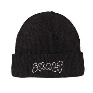 Satin Lined Beanie - Black