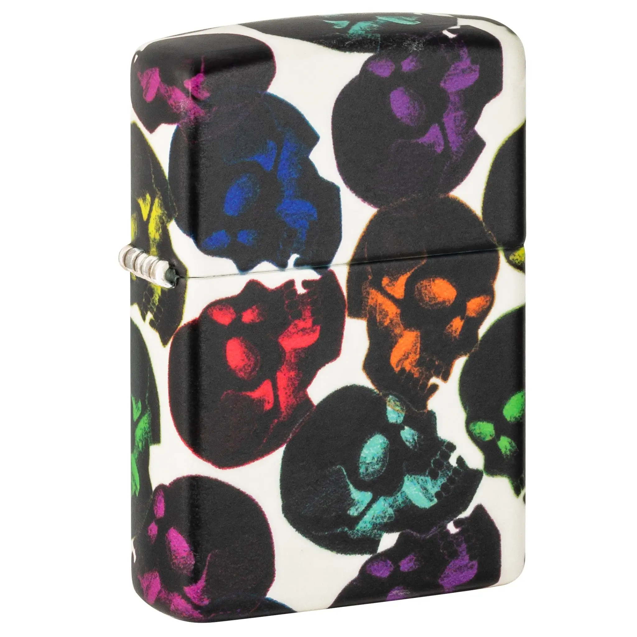 Zippo Skulls Design 540 Color Glow in the Dark Pocket Lighter - Made in USA - Unfilled (fuel sold separately)