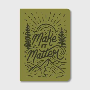 Make It Matter Blank Notebook