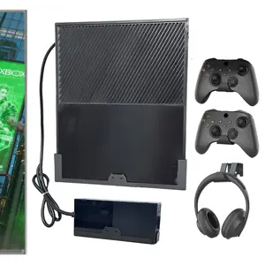 GETYEA Xbox One Wall Mount Kit with Power Brick Mount, 3 Detachable Controller Holders & Headphone Hangers, Xbox One Stand