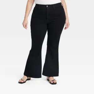 Women's High-Rise Flare Jeans - Ava & Viv