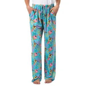 SpongeBob SquarePants Women's Patrick Gary The Snail Tossed Print Adult Sleep Lounge Pajama Pants