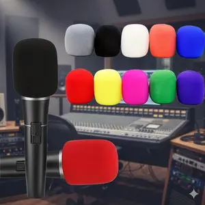 Professional Pop Filter & Wind Shield for Microphones, Anti-Splash Durable Noise-Reducing Cover, Universal for Live Streaming, Karaoke, Recording, Portable Kit with Dust & Moisture Protection.