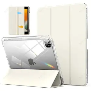 With Pencil Holder Case for iPad A16 11th 2025 Air11 13inch M3 M2 2024 iPad Pro11 12.9 13 Mini4/5 7.9th iPad Mini6/7 8.3th Air4 5 10th 10.9th 8 7 9.7 10.2 10.5 Samsung S6LITE10.4 A7 LITE A8 A9 A9 + S7/S8/S9/S9FE/S10FE S7 +/S8 12.4 S9 +/S9FE 12.4, Cover, A