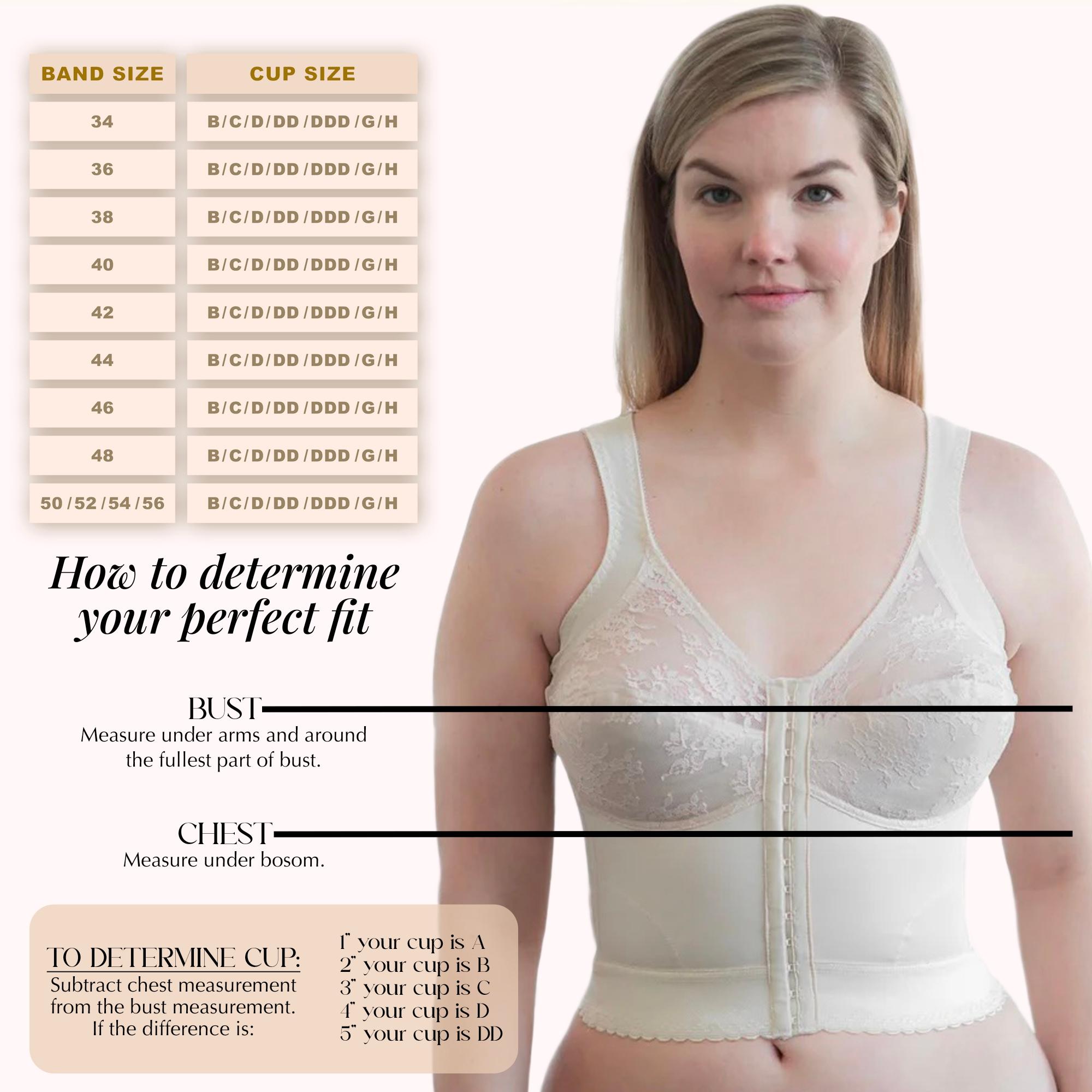Front Closure Back Support Everyday Longline Bra - Blush