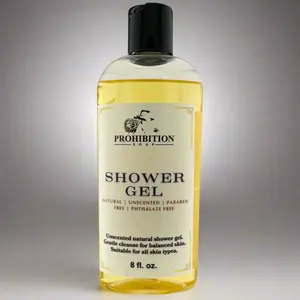 Prohibition Soap Moisturizing Aloe Vera & Passion Fruit Infused Shower Gel 8 fl. oz. Body Care Body Wash Moisture Berry