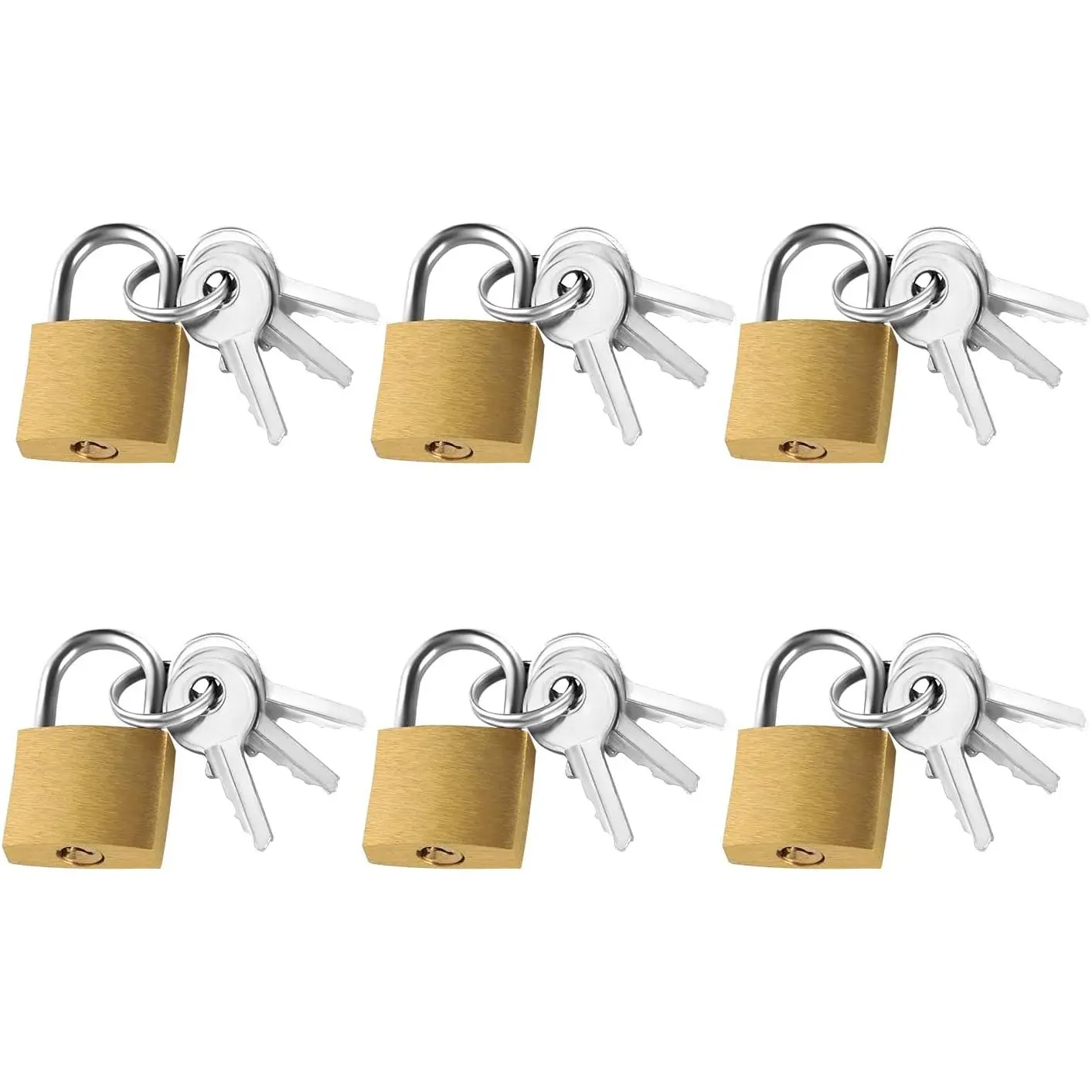 6 Pcs Suitcase Locks with Keys, Luggage & Locker Locks for Outdoors & Backpacks combination 6 Pcs Suitcase Locks with Keys, Luggage & Locker Locks for Outdoors & Backpacks combination