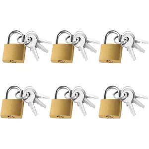 6 Pcs Suitcase Locks with Keys, Luggage & Locker Locks for Outdoors & Backpacks combination