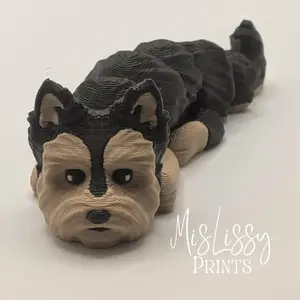 Yorkshire Terrier (Yorkie) 3D Print Dog Decor