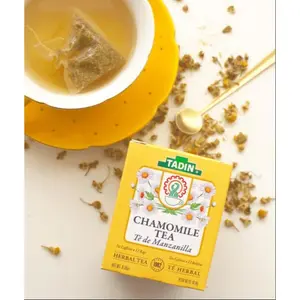 Tadin Herb & Tea Co. Chamomile Herbal Tea, Caffeine Free, 24 Tea Bags