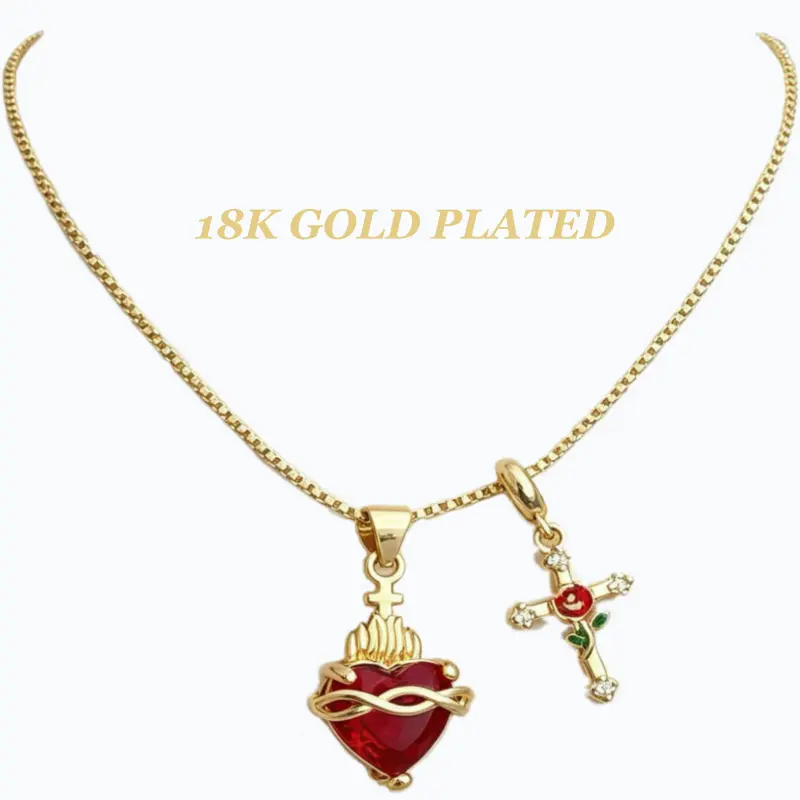 18k gold virgin mary pendant - TikTok Shop