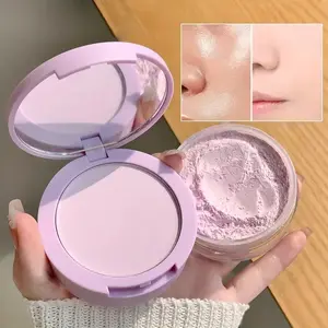 Dual Effect Semi-Transparent Powder, Long-Lasting Oil Control Waterproof, Lightweight Formula, Strong Concealment, Natural Blurring
