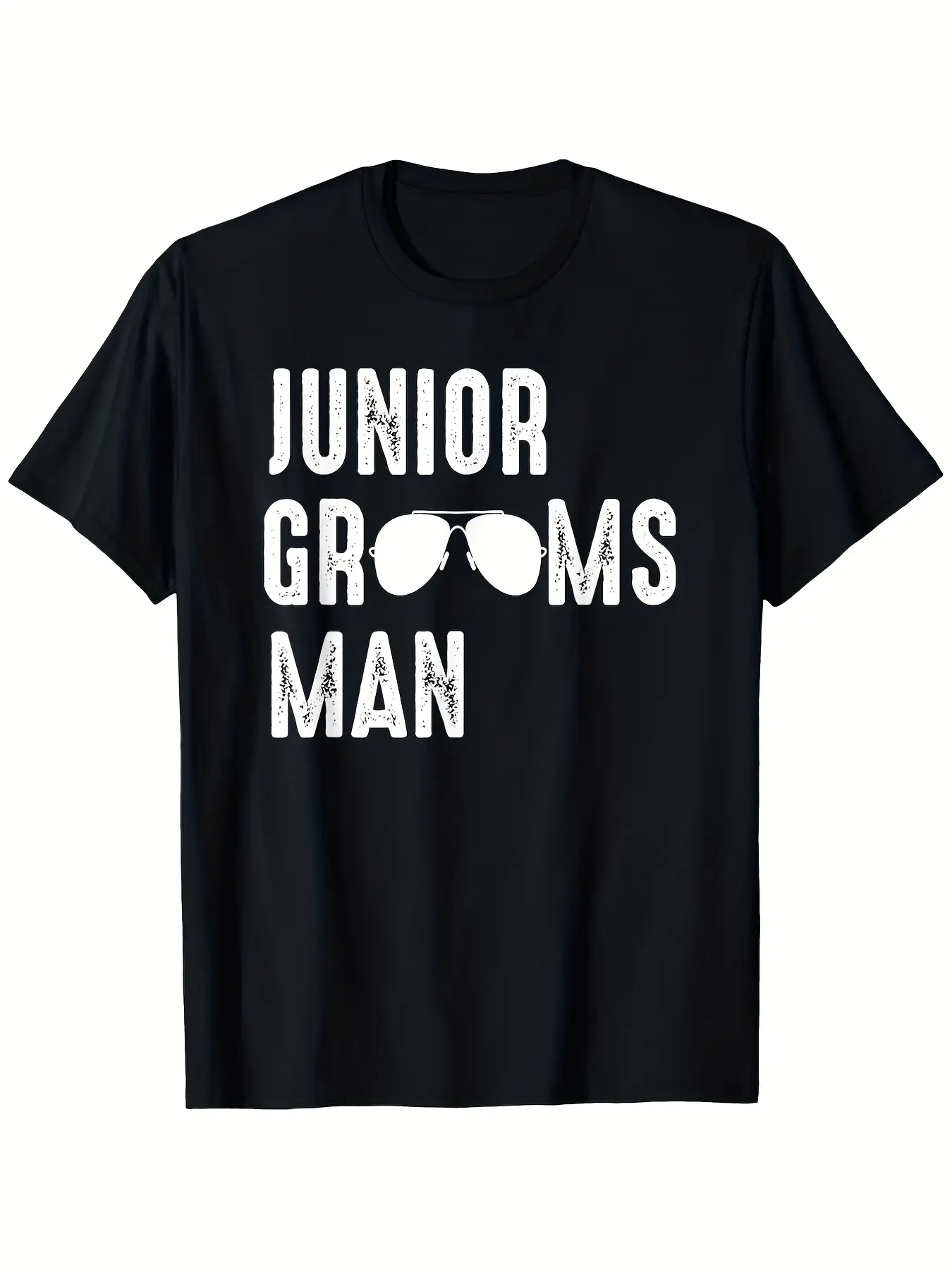 Junior Groomsman Funny Wedding T-Shirt - JUNIOR GR unisex soft cotton short sleeve t shirt, vintage graphic casual tee for men women teens, perfect birthday holiday gift for camping travel gym daily street  wear