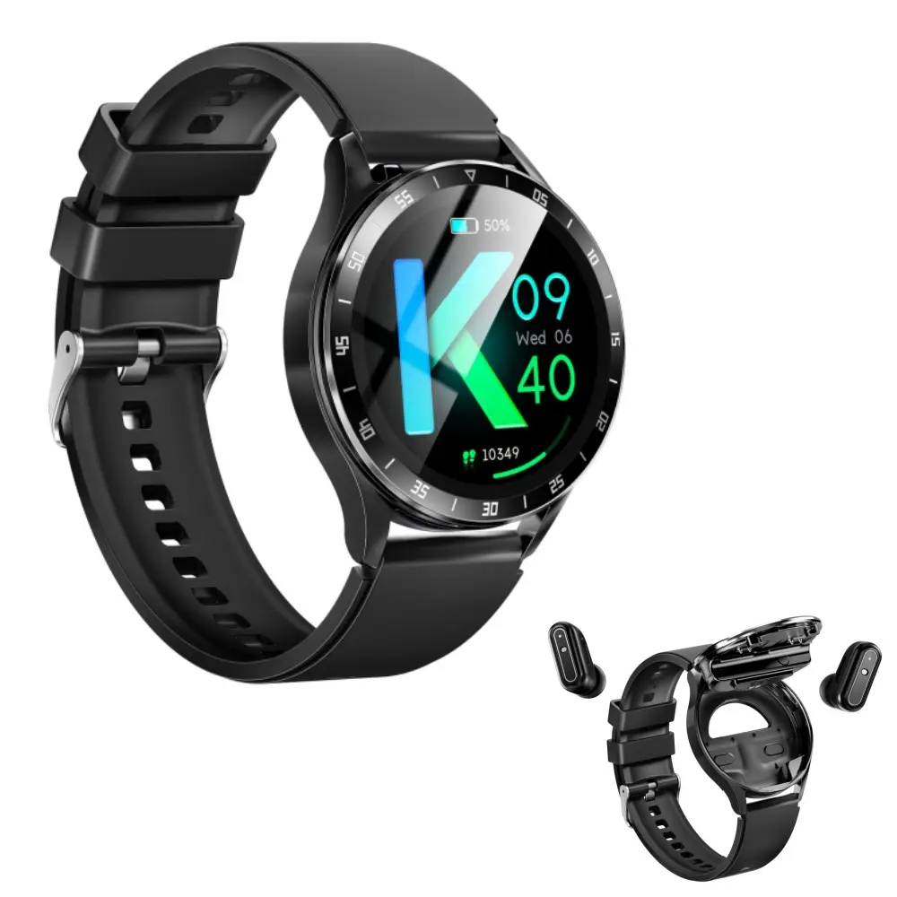 Trending X10-X7 Smart Watch with Earphones - Wearable Device with GPS, Water-Resistant, Call Making/Receiving, Music Playback, Information Alerts, Health Monitoring - Holiday Gift for Men and Women